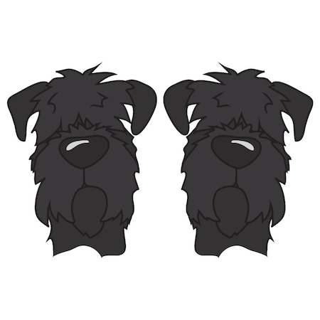 Signmission Black Russian Terrier Dog Decal, Dog Lover Decor Vinyl Sticker D-18-Black Russian Terrier